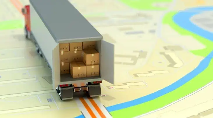 camion, transport colis, retours clients, logistique
